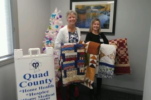 Quilts Donated to Hospice